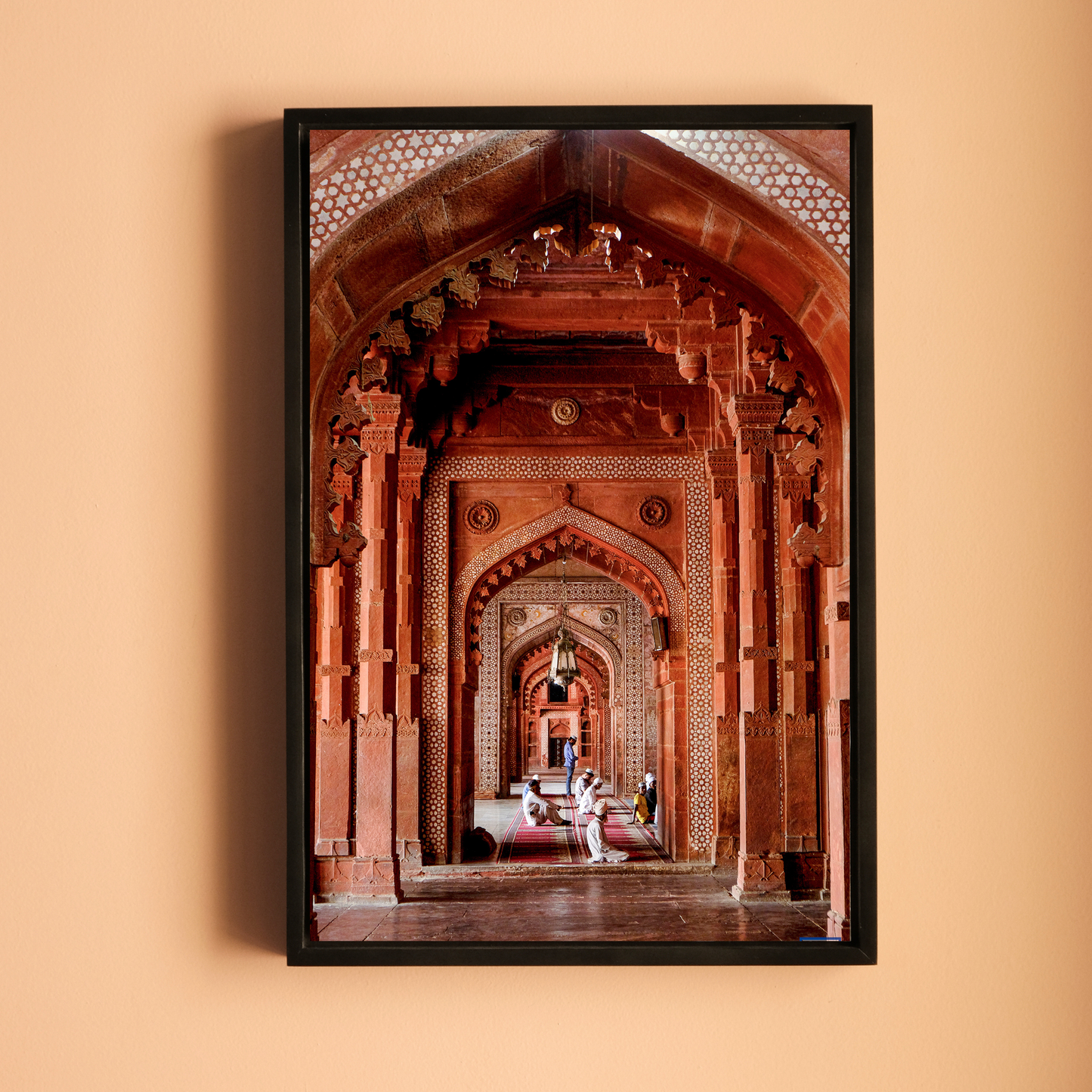 Fatehpur Sikri – The Hallway of Jami Masjid | Layered Arches Fine Art Wall Photography Print