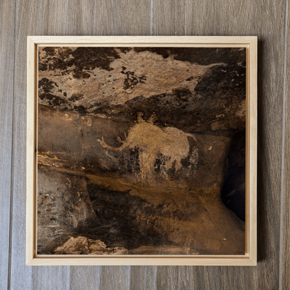 Bhimbetka Rock Art – Set of 6 | Prehistoric Cave Paintings Fine Art Wall Photography Print