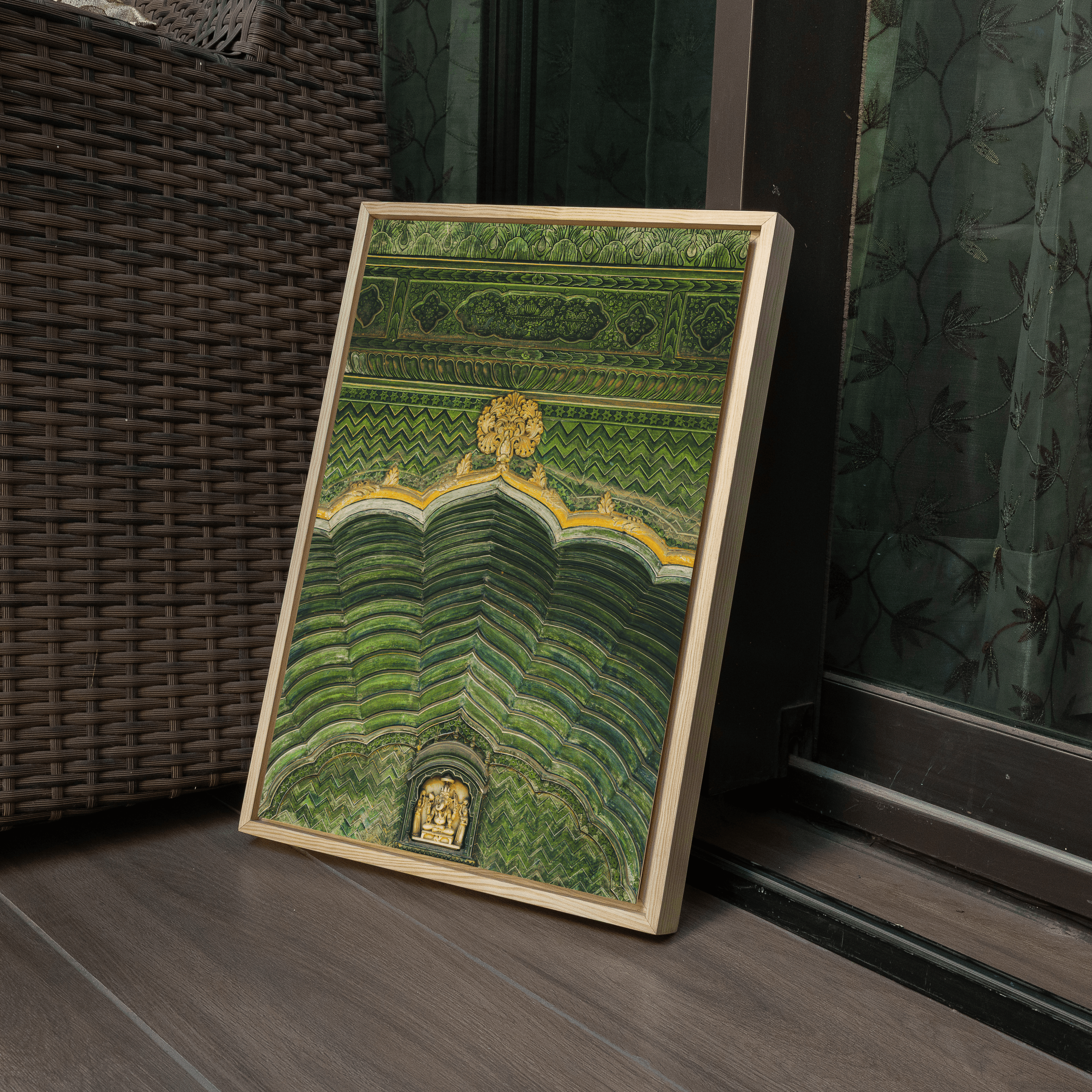 City Palace Jaipur – The Green Door (Spring) | Four Seasons Series Fine Art Wall Photography Print