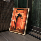 Purana Qila Delhi – Receding Arches & Warm Stone | Architectural Depth Fine Art Wall Photography Print