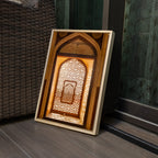 Humayun's Tomb – Jaali in Golden Light | Mughal Arch & Stone Lattice Fine Art Wall Photography Print