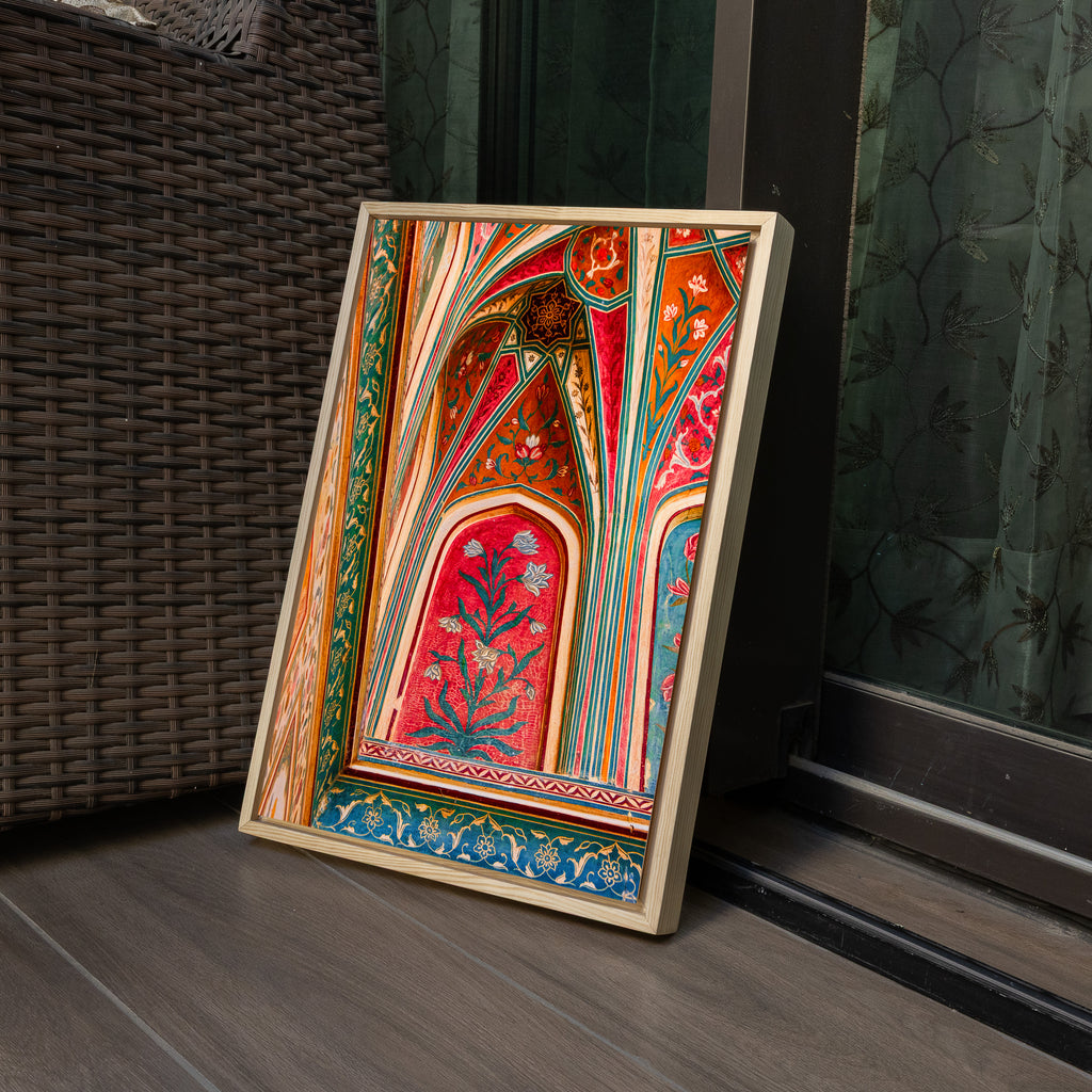 Ganesh Pol Frescos – Amer Fort Jaipur | Colourful Patterns & Rajput Splendour Fine Art Wall Photography Print