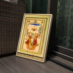 Radha Krishna on the Swing – Poddar Haveli, Shekhawati | Love & Mythology Fresco Fine Art Wall Photography Print