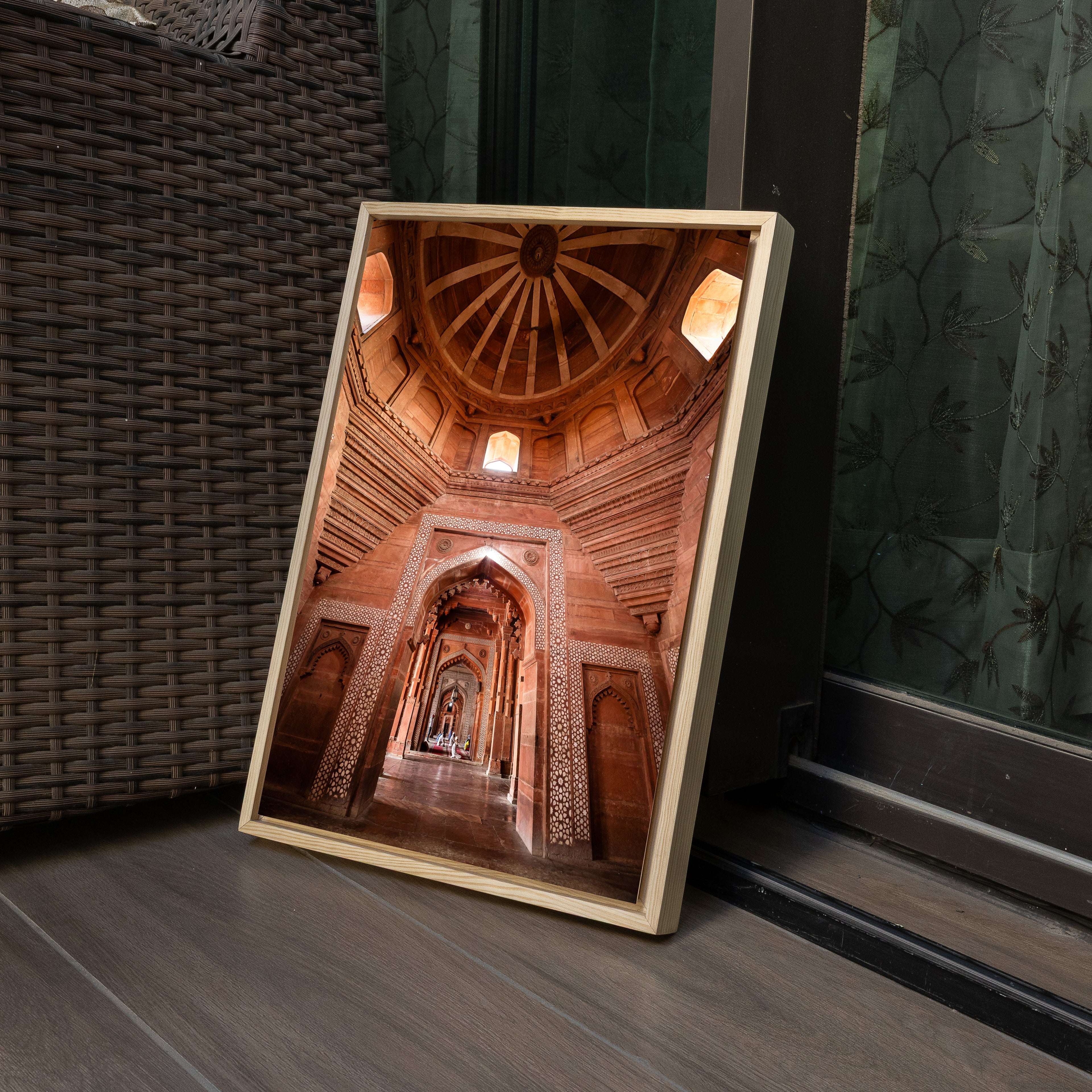 Fatehpur Sikri – The Hallway of Jami Masjid | Layered Arches Fine Art Wall Photography Print