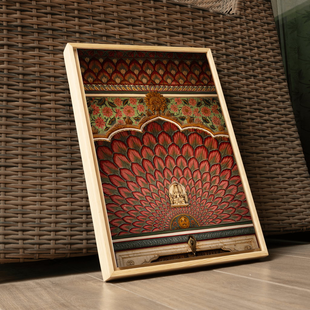 City Palace Jaipur – The Red Door (Autumn) | Four Seasons Series Fine Art Wall Photography Print