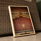 City Palace Jaipur – The Red Door (Autumn) | Four Seasons Series Fine Art Wall Photography Print