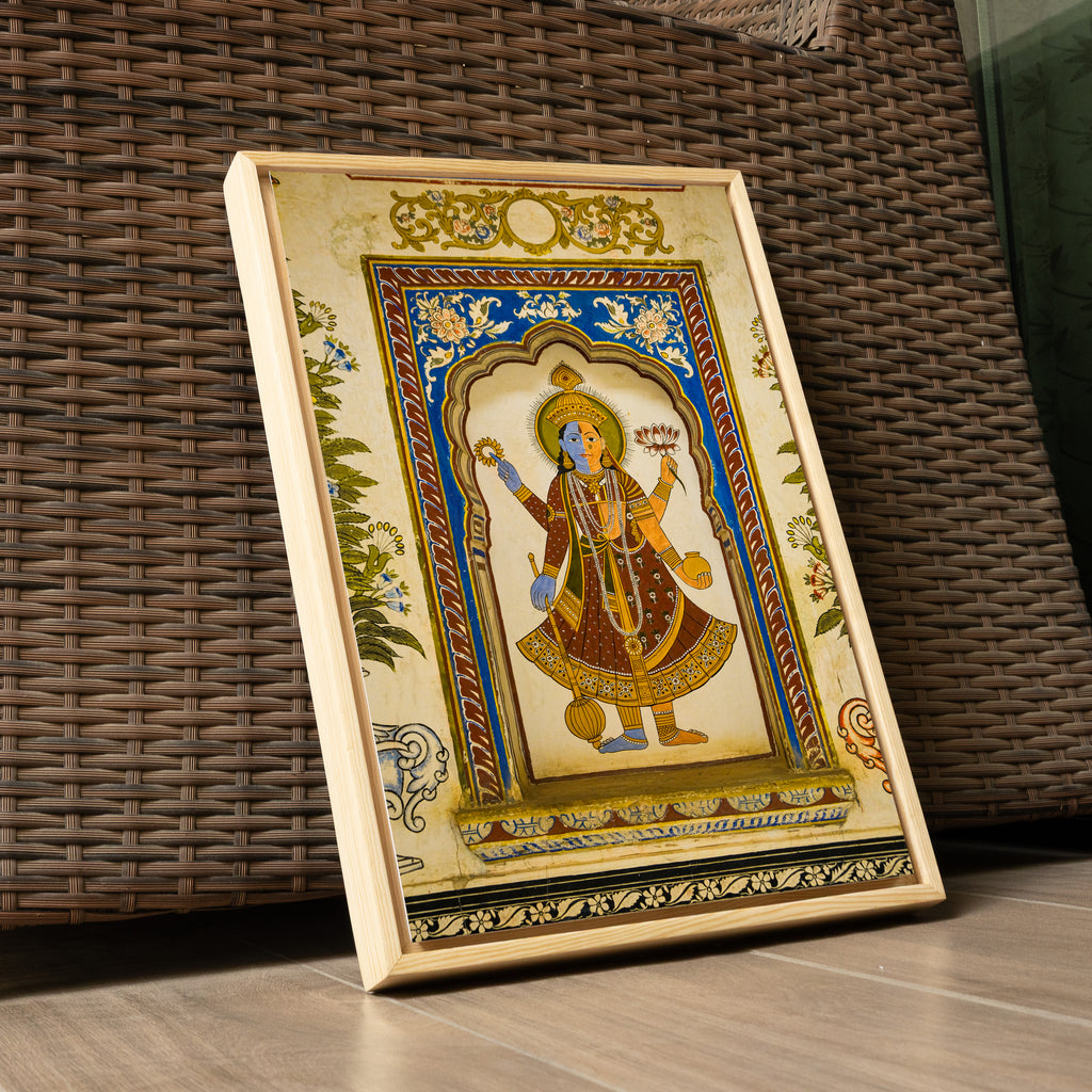 Ardhnareshwar Fresco – Poddar Haveli, Shekhawati | Ancient Rajasthan Fine Art Wall Photography Print