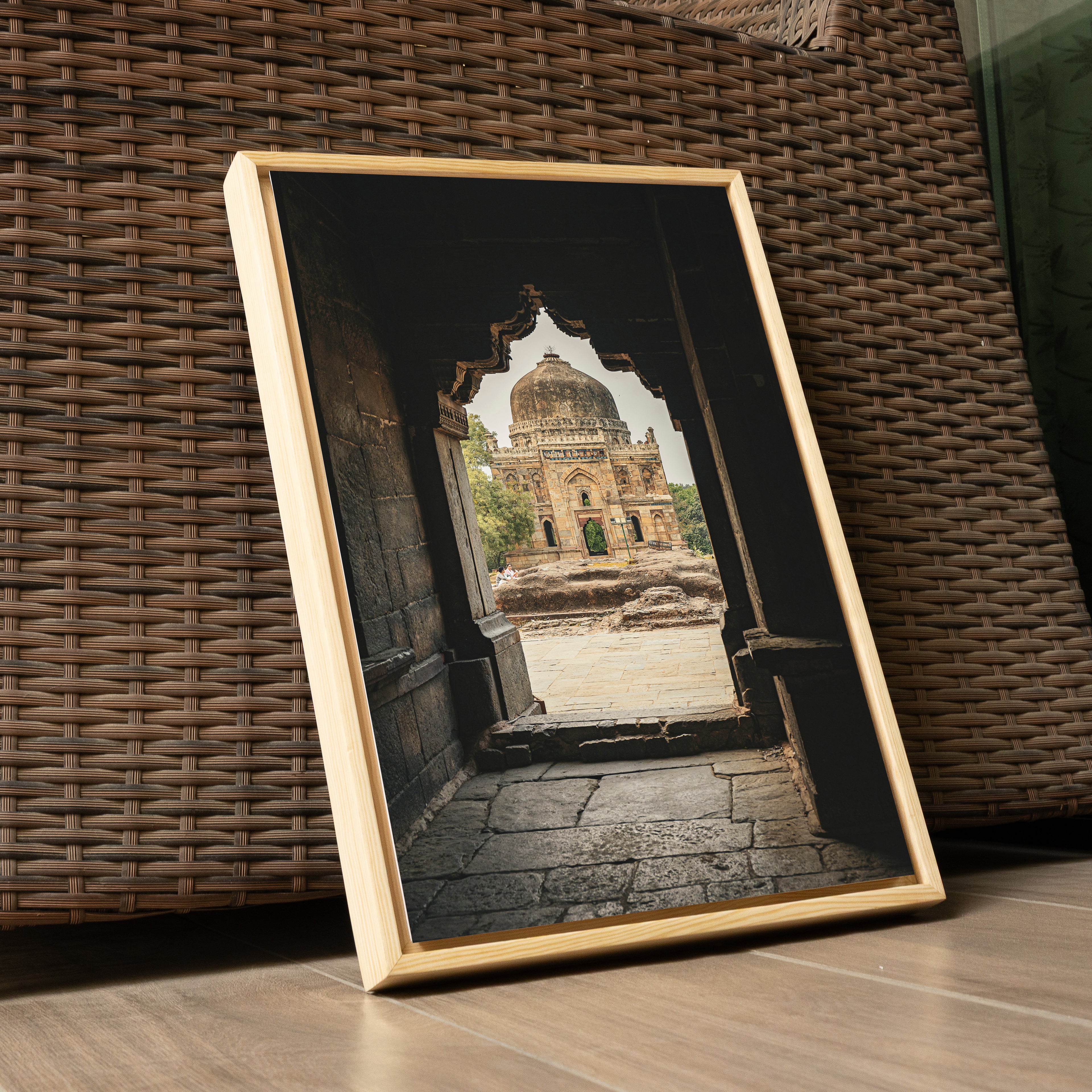 Lodhi Tomb – Frame Within a Frame | Ancient Stone Marvel Fine Art Wall Photography Print (Copy)