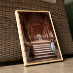 Red Fort Delhi – Footsteps at Diwan-i-Aam | Two Women, One Story Fine Art Wall Photography Print