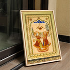 Radha Krishna on the Swing – Poddar Haveli, Shekhawati | Love & Mythology Fresco Fine Art Wall Photography Print