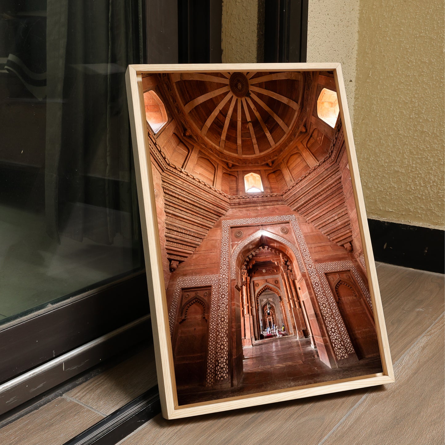 Fatehpur Sikri – The Hallway of Jami Masjid | Layered Arches Fine Art Wall Photography Print