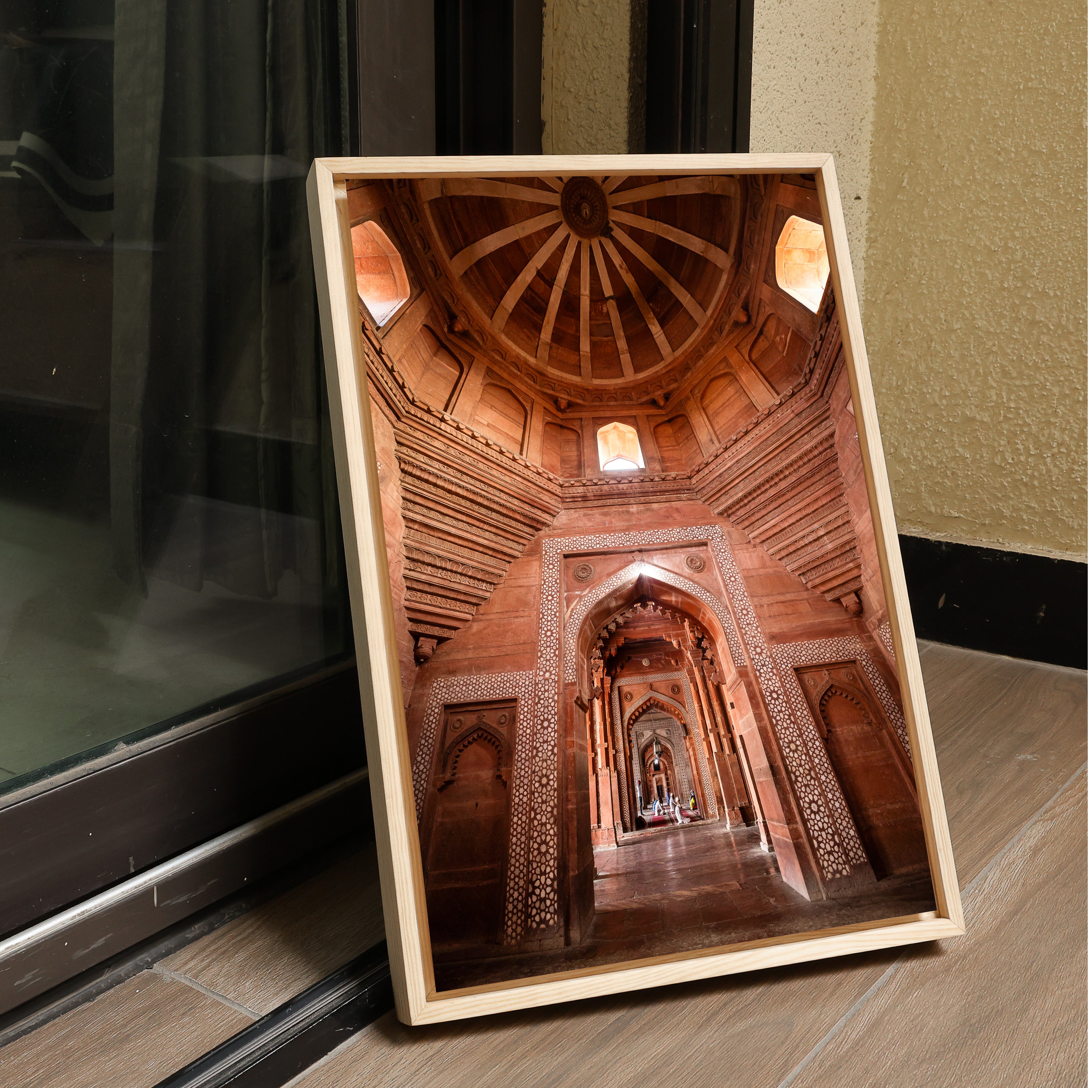 Fatehpur Sikri – The Hallway of Jami Masjid | Layered Arches Fine Art Wall Photography Print