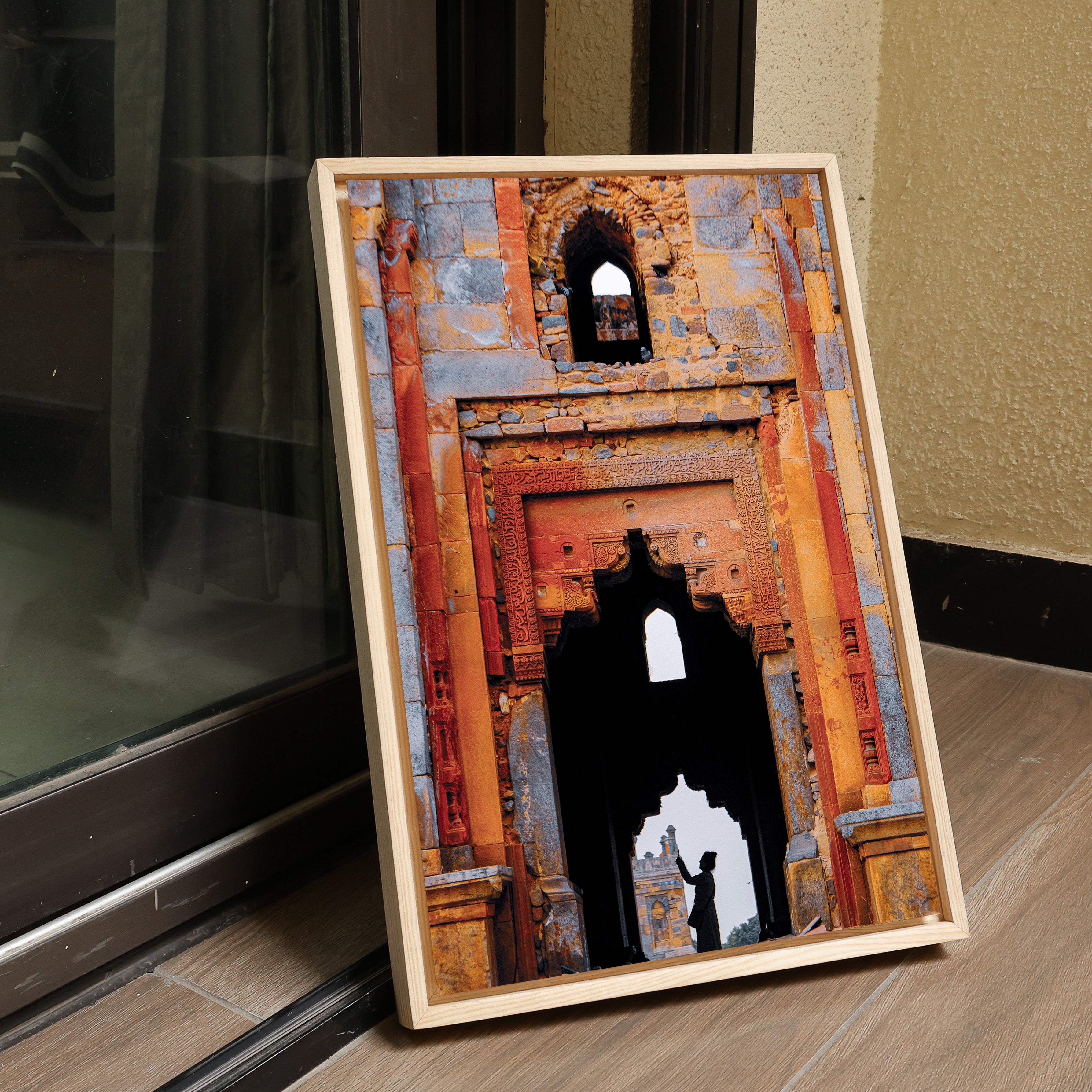 Lodhi Tomb – Winter Evening Light & Silhouette | Frame Within a Frame | Indian Heritage Fine Art Wall Photography Print