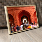 Red Fort Delhi – Bazaar Lanes, Mughal Arches & the Flow of Life | Fine Art Wall Photography Print