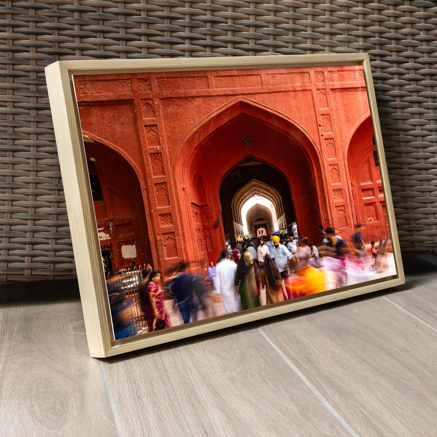 Red Fort Delhi – Bazaar Lanes, Mughal Arches & the Flow of Life | Fine Art Wall Photography Print
