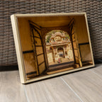Galta Ji Temple Complex – Frame Within a Frame | Morning Light, Golden Stone & Sacred Depth | Fine Art Wall Photography Print