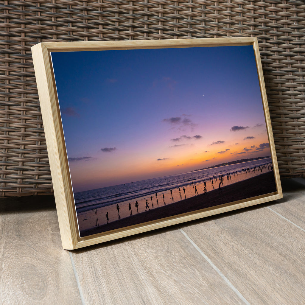 Versova Beach, Mumbai – Twilight Silhouettes on the Shore | Fine Art Wall Photography Print