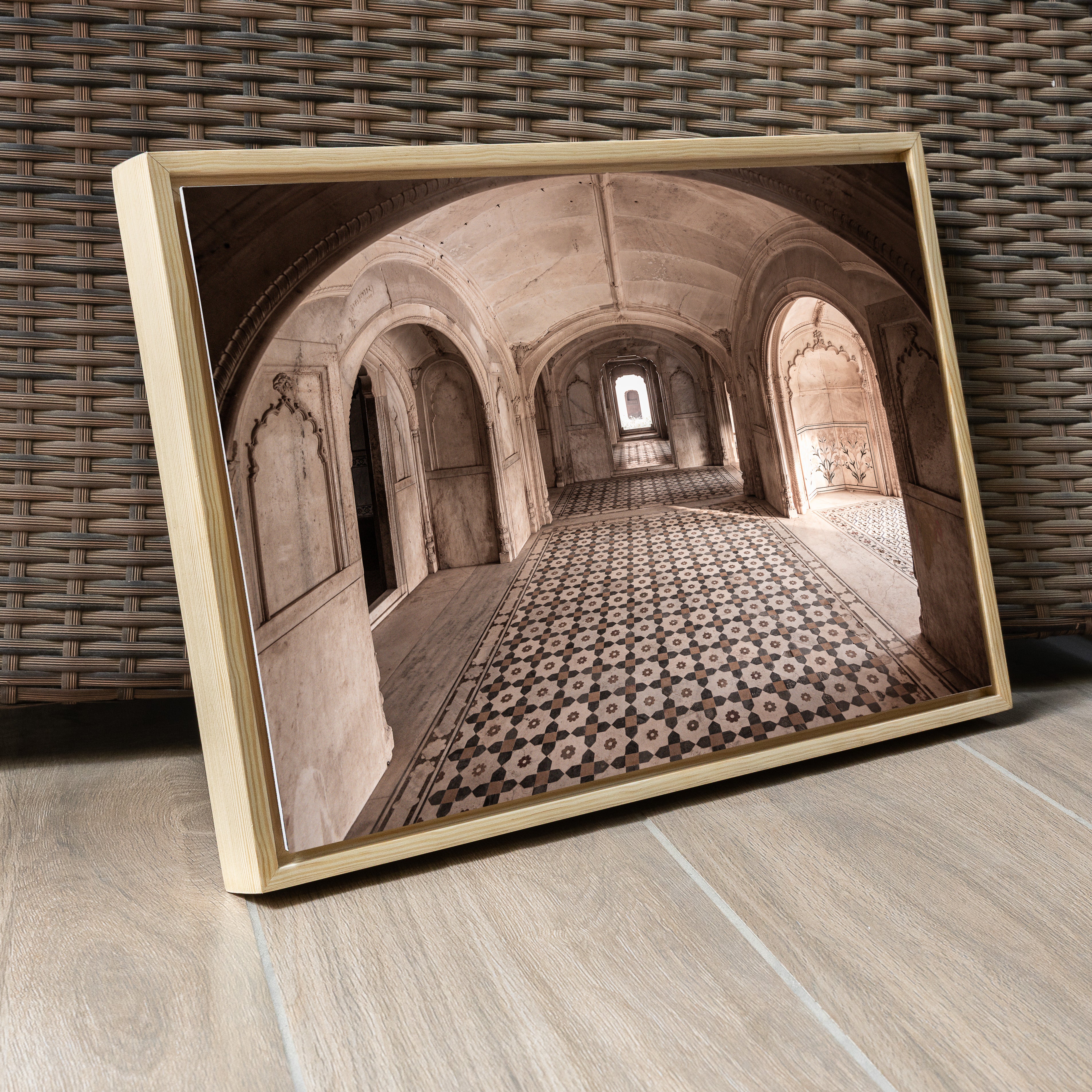 Deeg Palace, Rajasthan – Symmetry & Stillness Inside the Palace | Fine Art Wall Photography Print