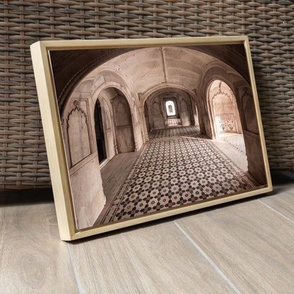 Deeg Palace, Rajasthan – Symmetry & Stillness Inside the Palace | Fine Art Wall Photography Print