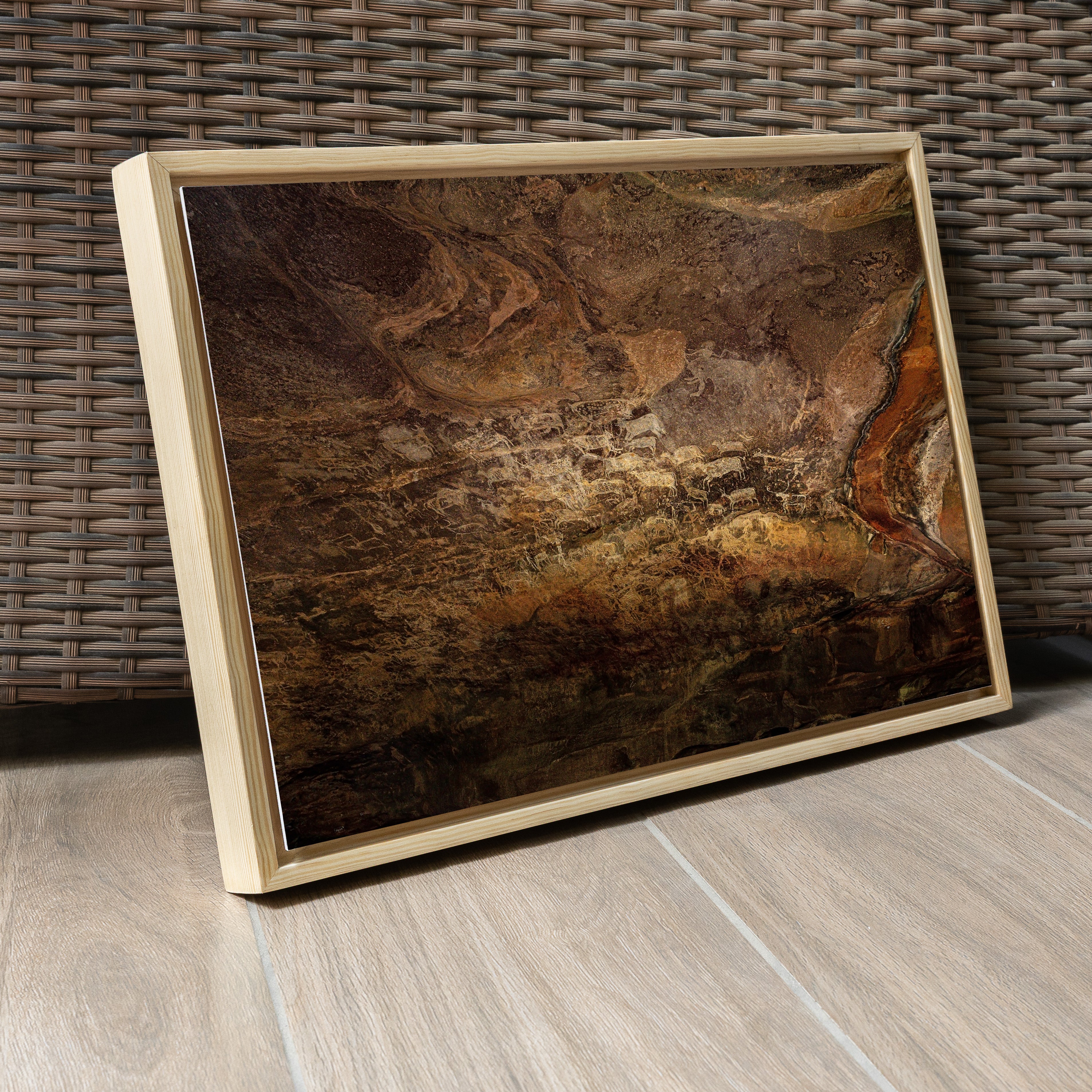 Bhimbetka Cave Paintings, Bhopal – Layers of Prehistoric Art on Ancient Rock | Fine Art Wall Photography Print