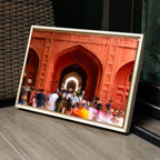 Red Fort Delhi – Bazaar Lanes, Mughal Arches & the Flow of Life | Fine Art Wall Photography Print