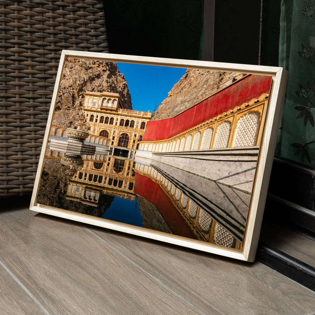 Galtaji Temple Jaipur – Sacred Kund Reflection, Aravalli Gorge & Ancient Heritage | Fine Art Wall Photography Print