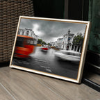 Connaught Place, New Delhi – Monsoon Traffic & Storm Clouds | Fine Art Wall Photography Print