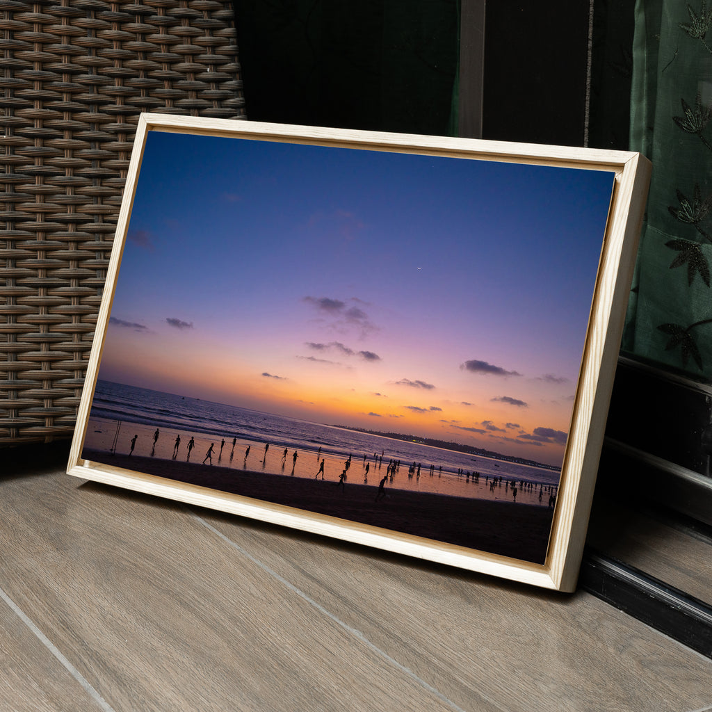 Versova Beach, Mumbai – Twilight Silhouettes on the Shore | Fine Art Wall Photography Print