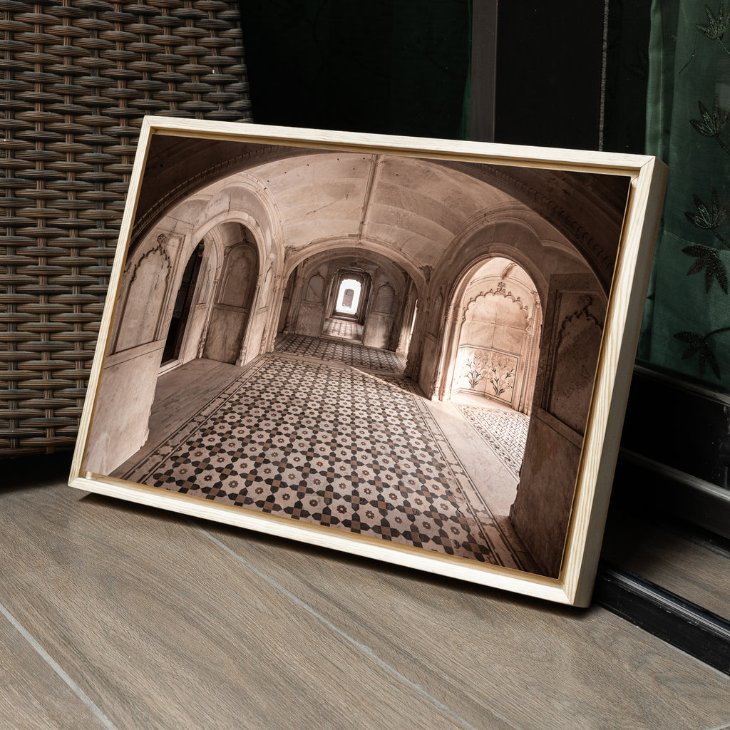 Deeg Palace, Rajasthan – Symmetry & Stillness Inside the Palace | Fine Art Wall Photography Print
