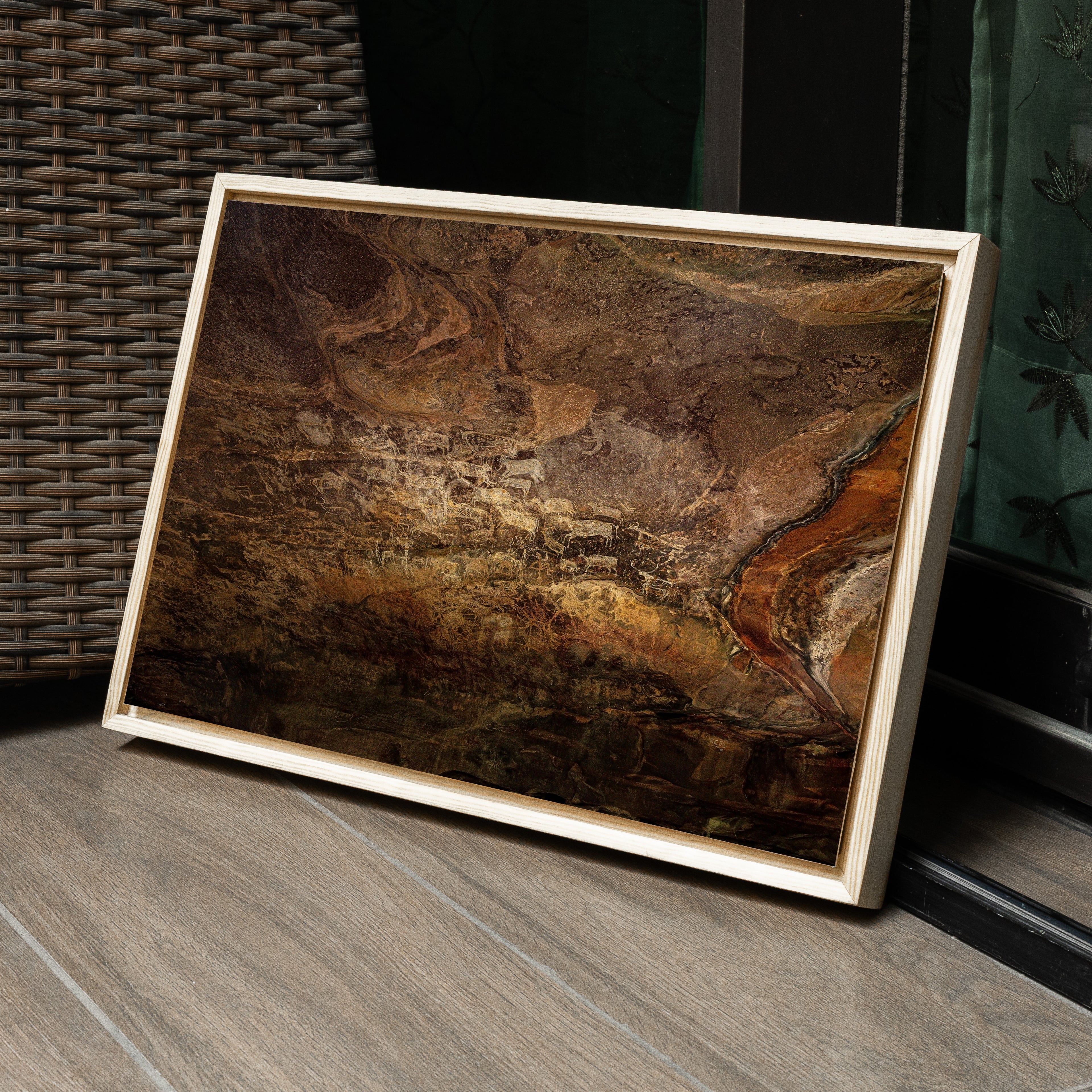 Bhimbetka Cave Paintings, Bhopal – Layers of Prehistoric Art on Ancient Rock | Fine Art Wall Photography Print
