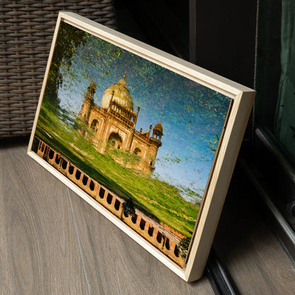 Safdarjung Tomb – Captured in Reflection | Astounding Symmetry & Mughal Grandeur | Fine Art Wall Photography Print