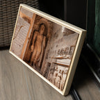 Kanheri Caves – Standing Buddha & Ancient Brahmi Inscription, Mumbai | Fine Art Wall Photography Print