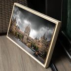 Chhatrapati Shivaji Maharaj Terminus, Mumbai – Overcast Sky, Warm Stone & Dramatic Layering | Fine Art Wall Photography Print