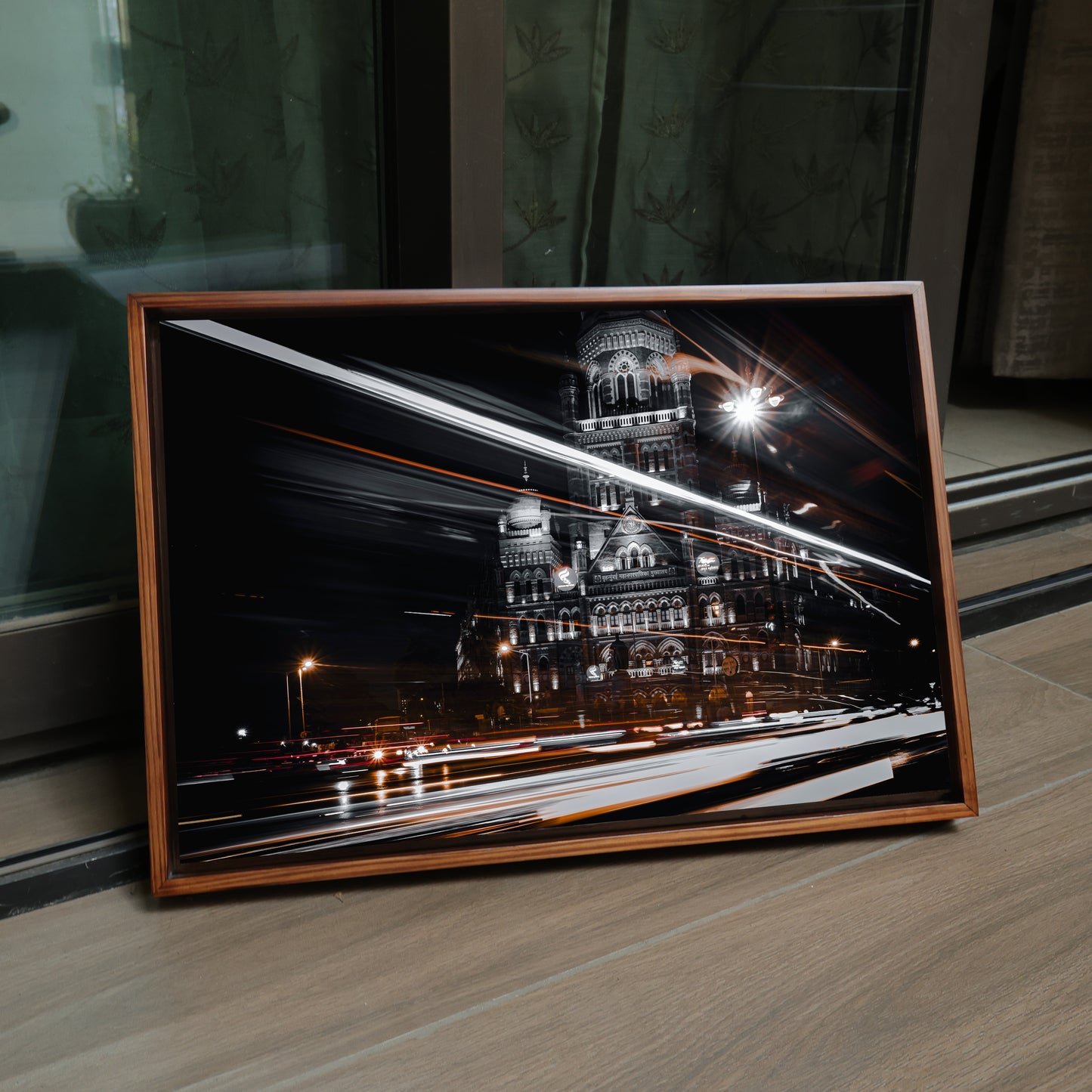 Mumbai Street Photography – BMC Headquarters & Light Trails | Fine Art Wall Photography Print