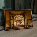Galta Ji Temple Complex – Frame Within a Frame | Morning Light, Golden Stone & Sacred Depth | Fine Art Wall Photography Print