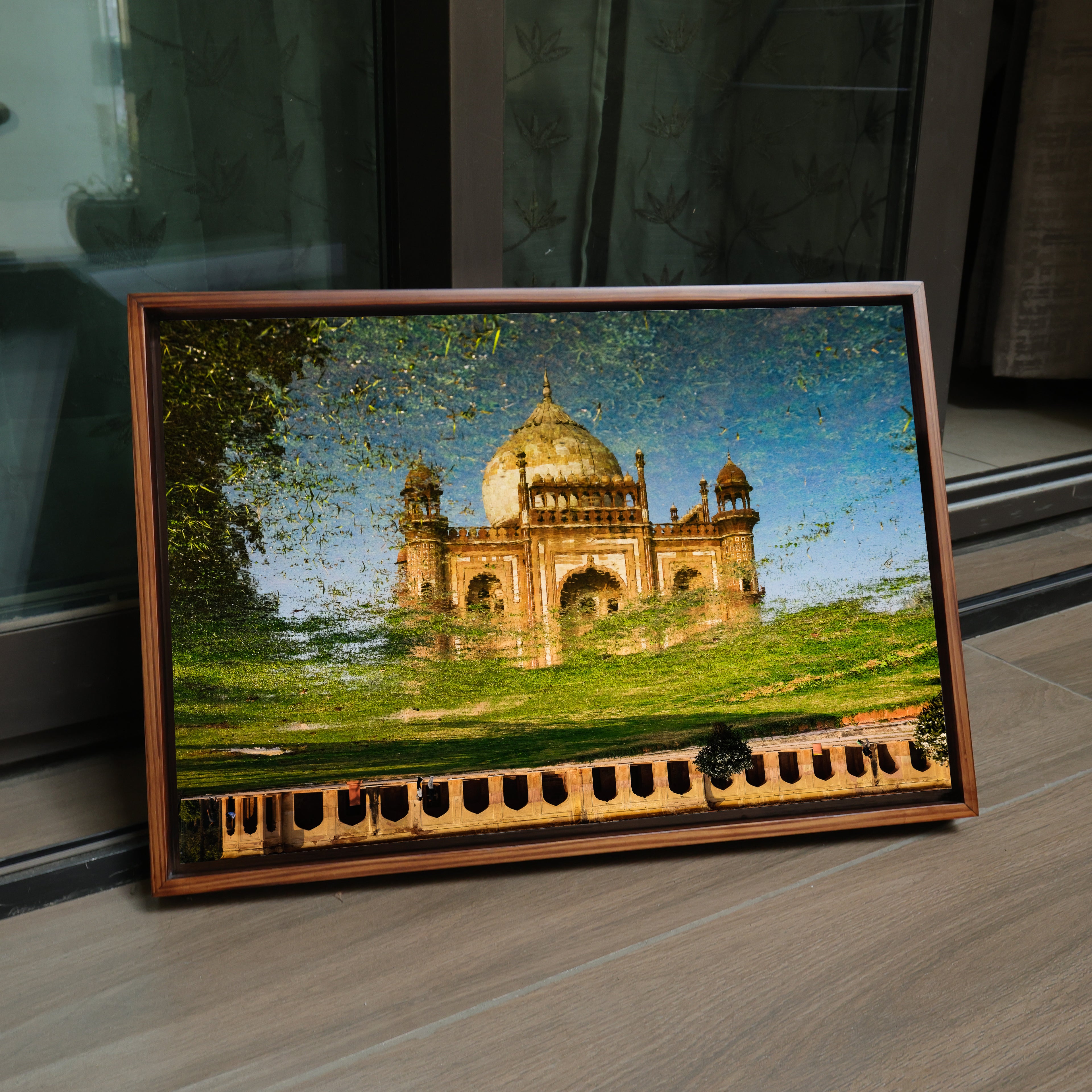 Safdarjung Tomb – Captured in Reflection | Astounding Symmetry & Mughal Grandeur | Fine Art Wall Photography Print