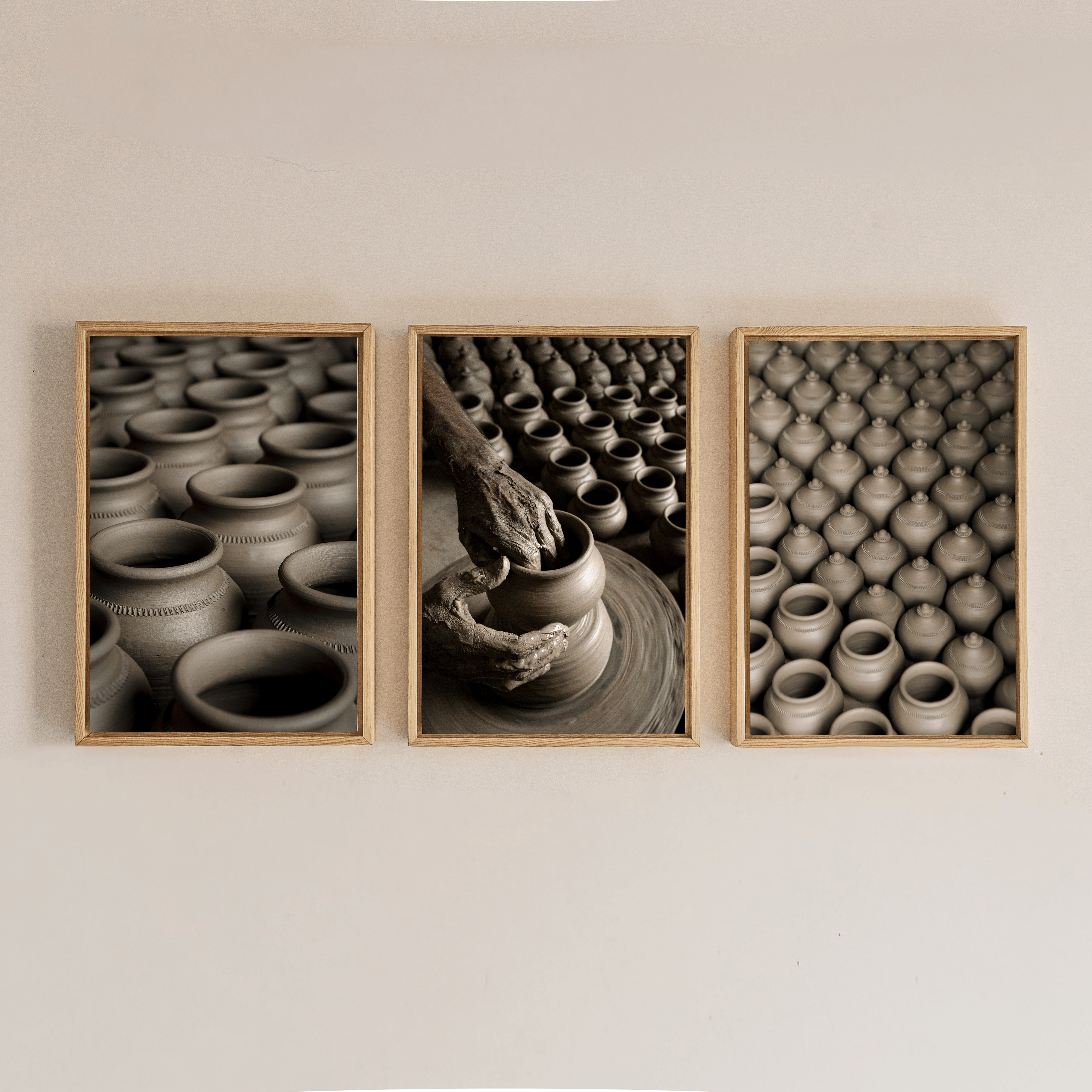 Delhi Potters Village – Clay, Craft & Pattern | DPR Series Fine Art Wall Photography Print