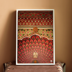 City Palace Jaipur – The Red Door (Autumn) | Four Seasons Series Fine Art Wall Photography Print