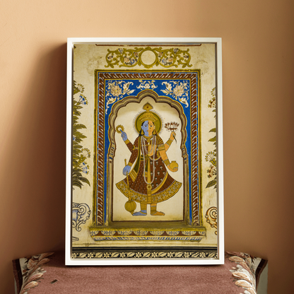 Ardhnareshwar Fresco – Poddar Haveli, Shekhawati | Ancient Rajasthan Fine Art Wall Photography Print