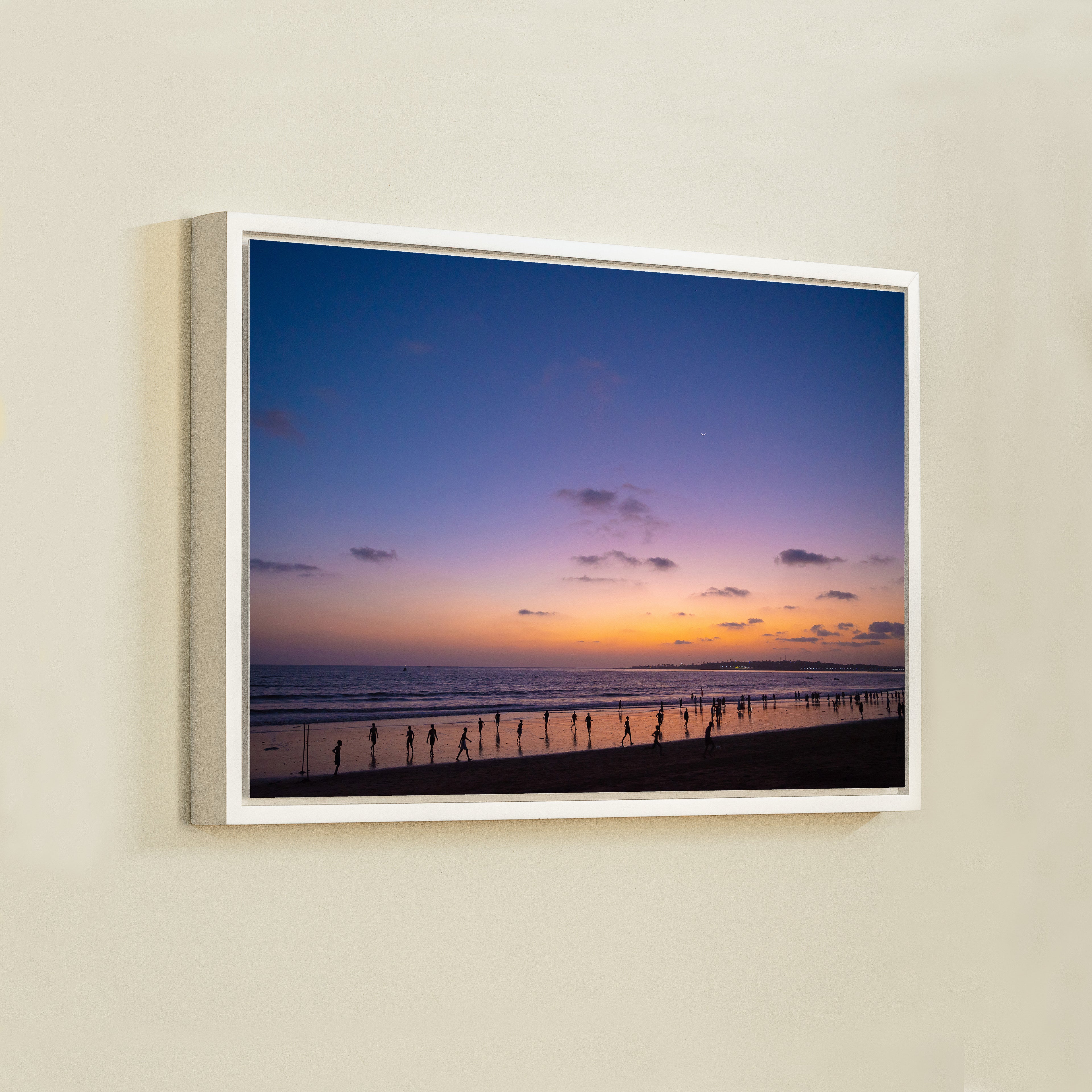 Versova Beach, Mumbai – Twilight Silhouettes on the Shore | Fine Art Wall Photography Print