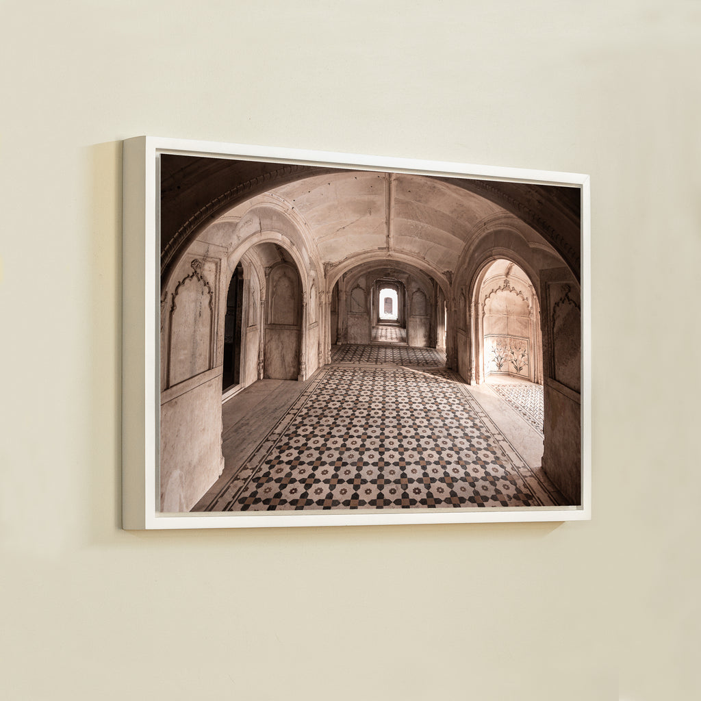 Deeg Palace, Rajasthan – Symmetry & Stillness Inside the Palace | Fine Art Wall Photography Print