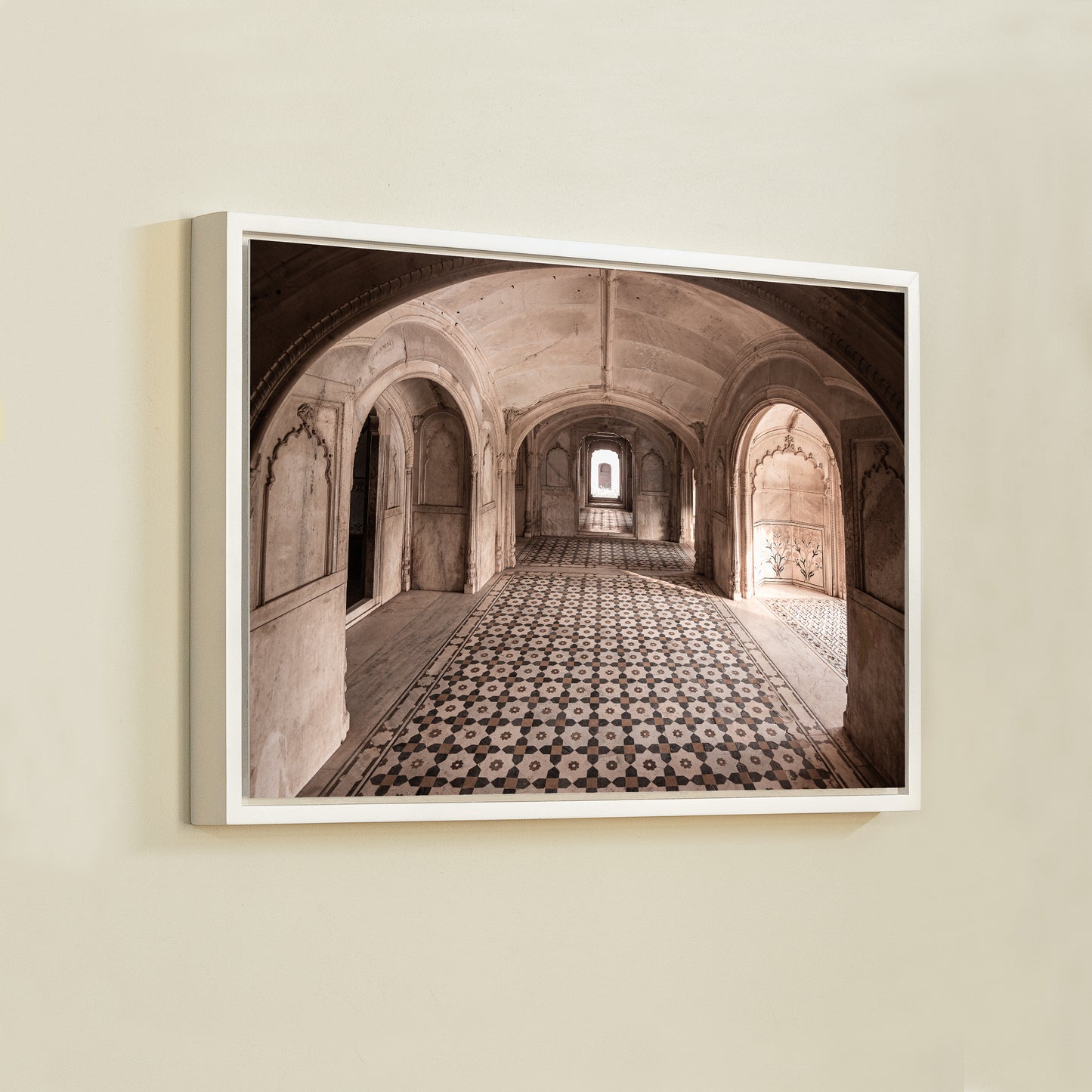 Deeg Palace, Rajasthan – Symmetry & Stillness Inside the Palace | Fine Art Wall Photography Print