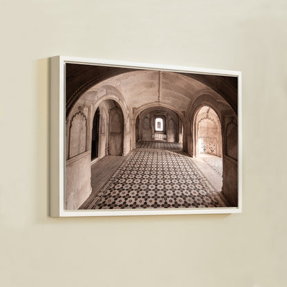 Deeg Palace, Rajasthan – Symmetry & Stillness Inside the Palace | Fine Art Wall Photography Print