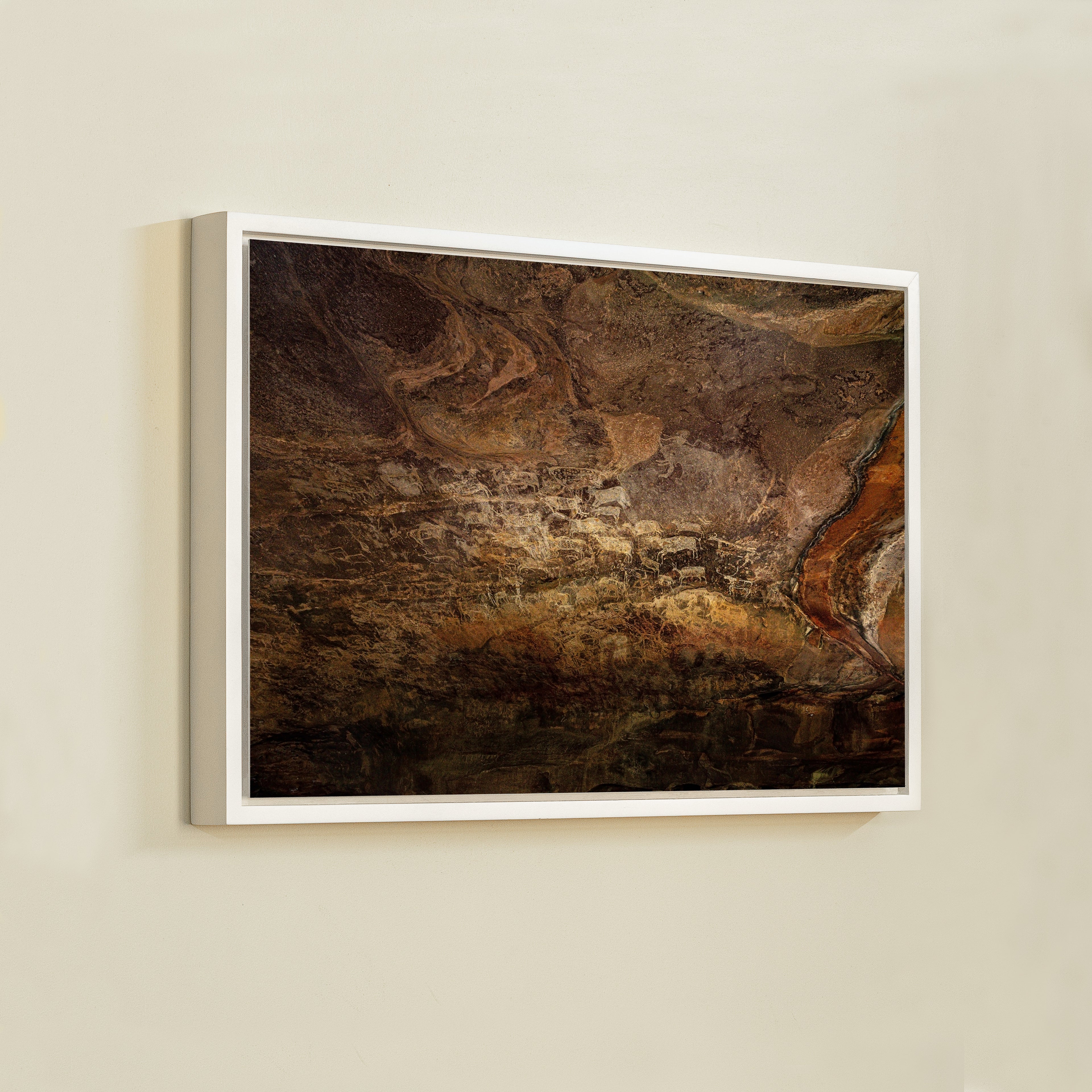 Bhimbetka Cave Paintings, Bhopal – Layers of Prehistoric Art on Ancient Rock | Fine Art Wall Photography Print
