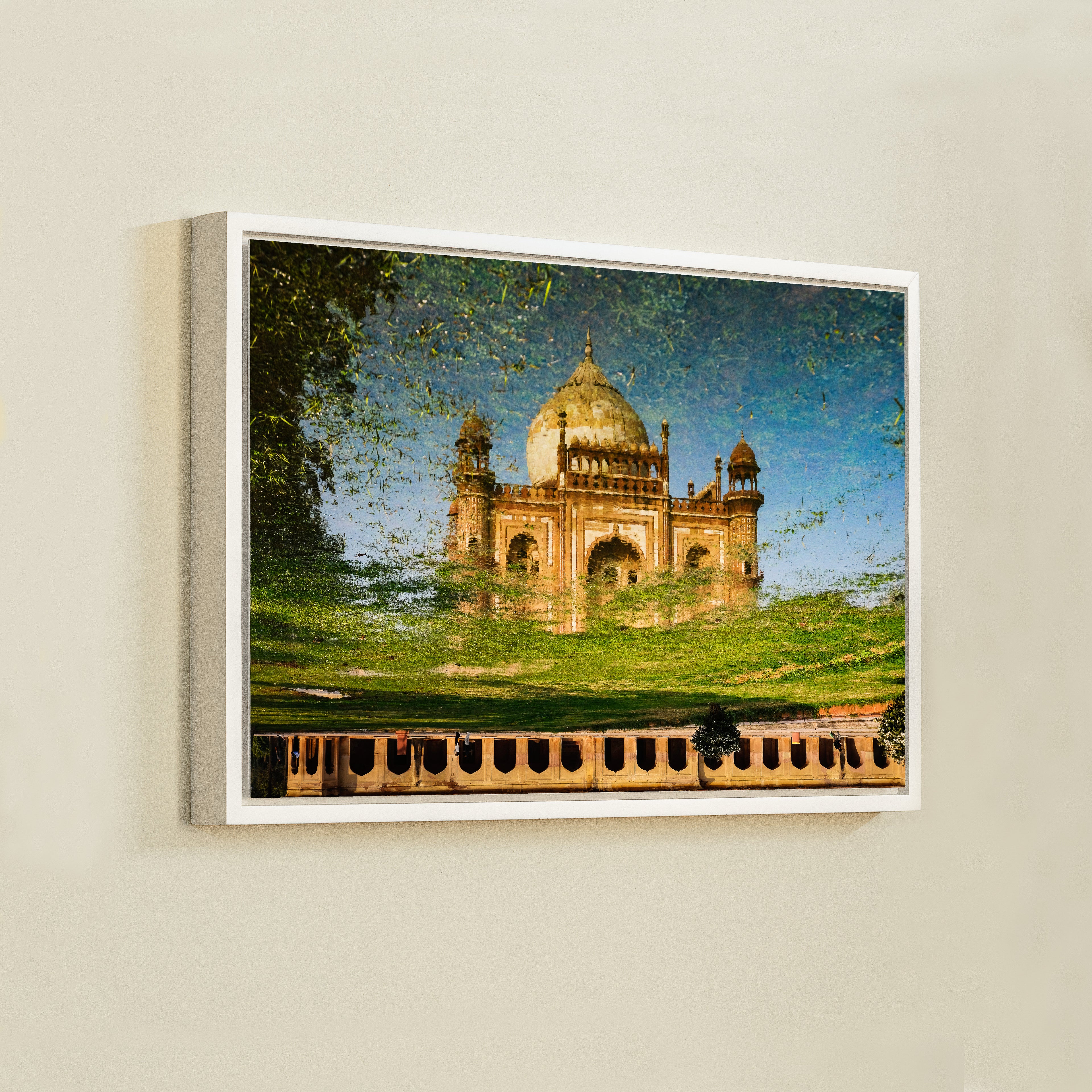 Safdarjung Tomb – Captured in Reflection | Astounding Symmetry & Mughal Grandeur | Fine Art Wall Photography Print