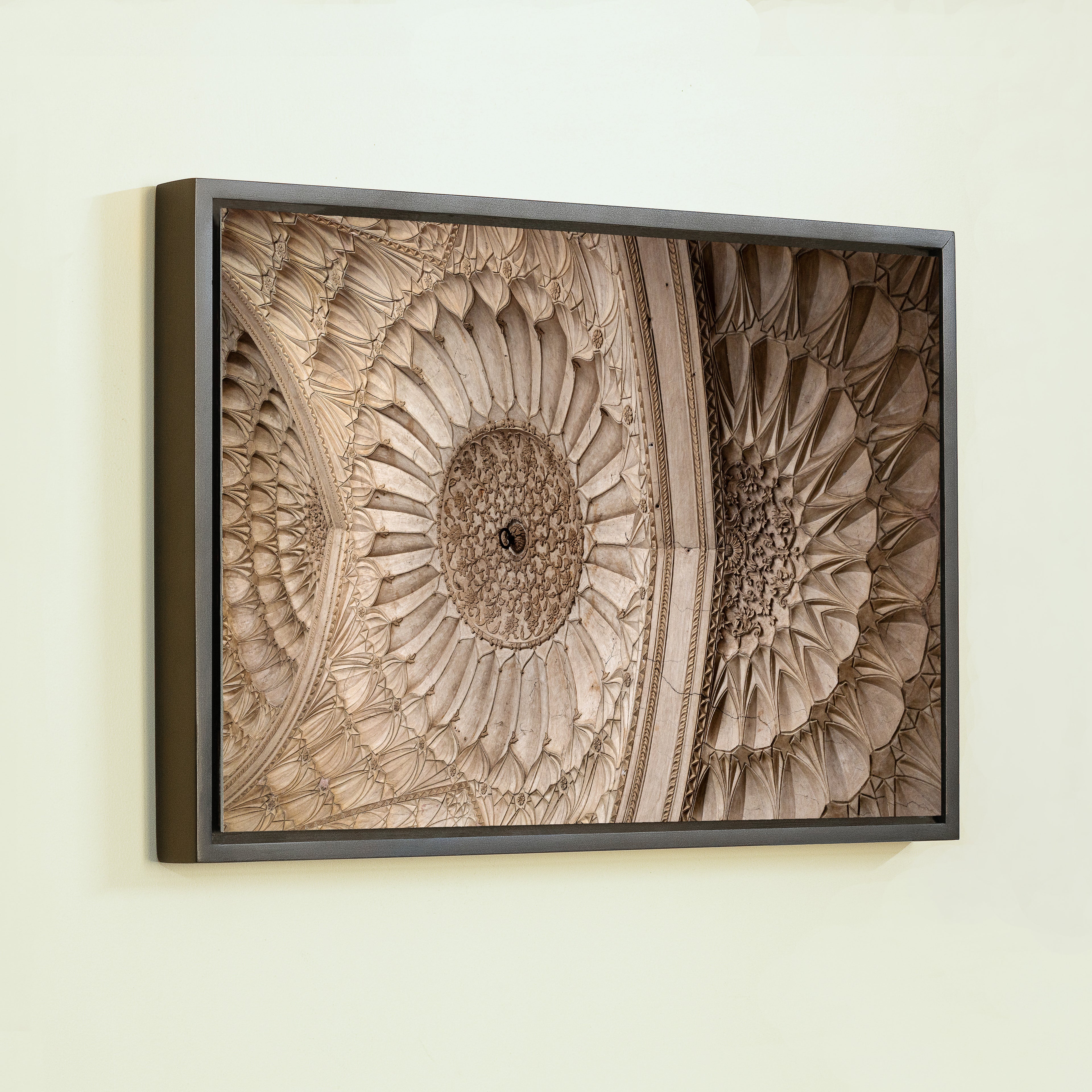 Safdarjung Tomb – Ceiling Chakras, Intricate Mughal Plasterwork | Fine Art Wall Photography Print