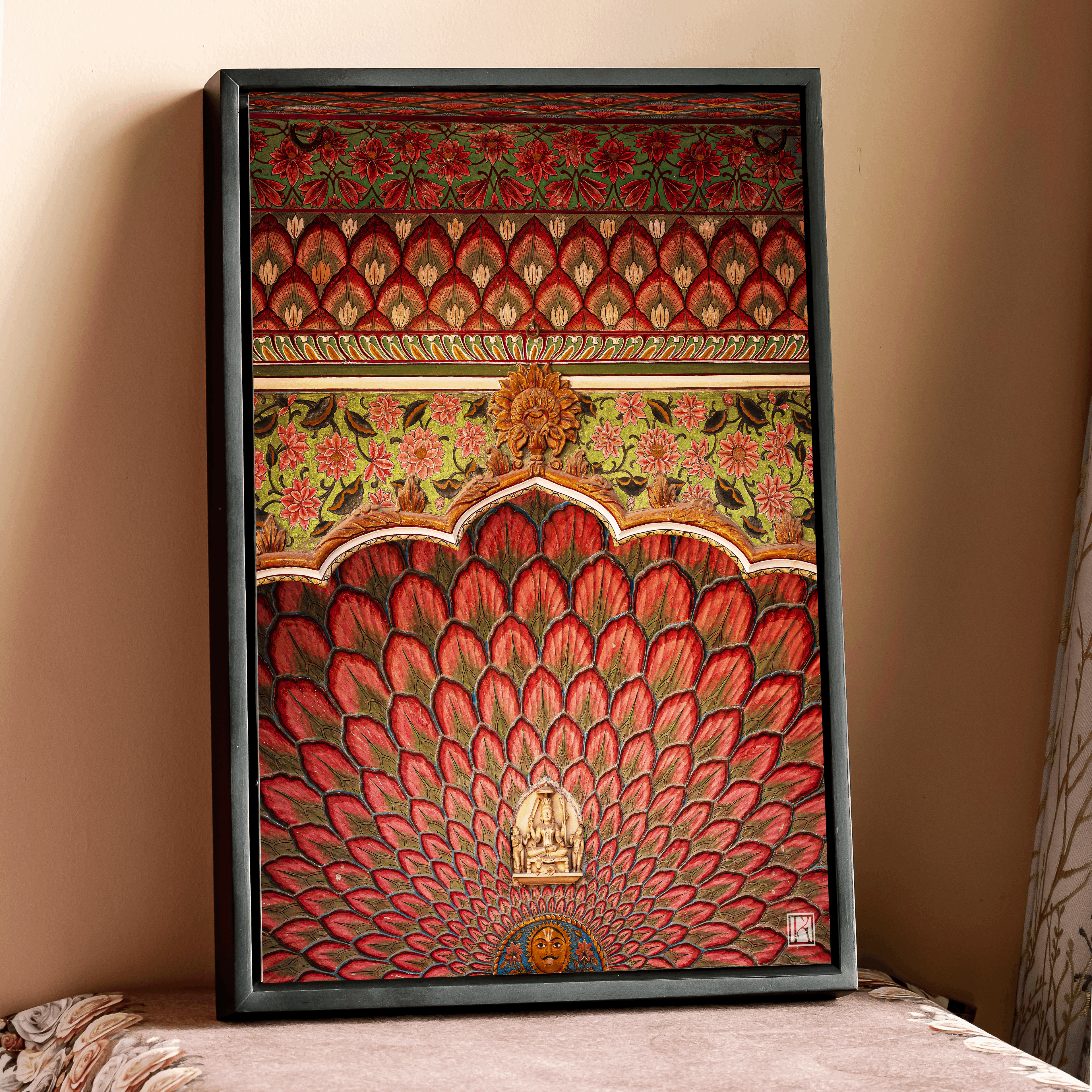 City Palace Jaipur – The Red Door (Autumn) | Four Seasons Series Fine Art Wall Photography Print