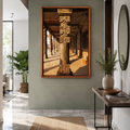 Qutub Complex – Pillars in Morning Light | Stone, Sun & the Story of Indian Heritage | Fine Art Wall Photography Print