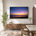 Versova Beach, Mumbai – Twilight Silhouettes on the Shore | Fine Art Wall Photography Print