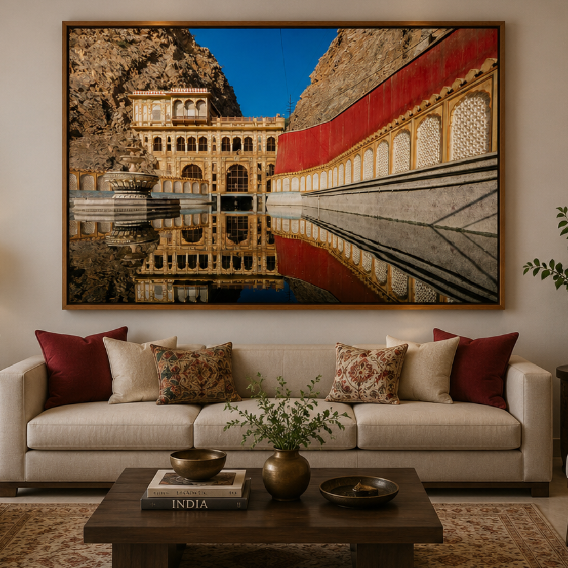 Galtaji Temple Jaipur – Sacred Kund Reflection, Aravalli Gorge & Ancient Heritage | Fine Art Wall Photography Print